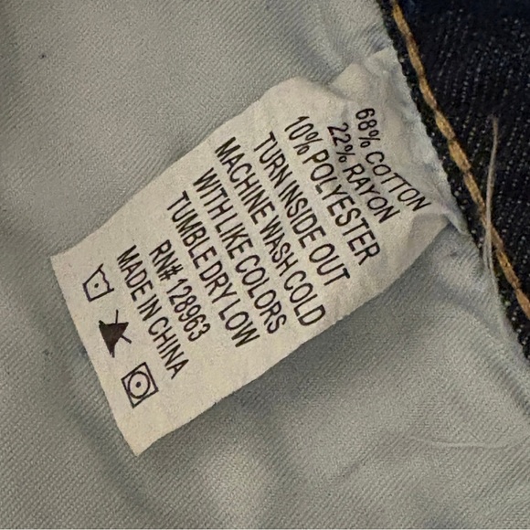 Indigo Rein Barrel Leg Denim Jeans - Picture 4 of 5